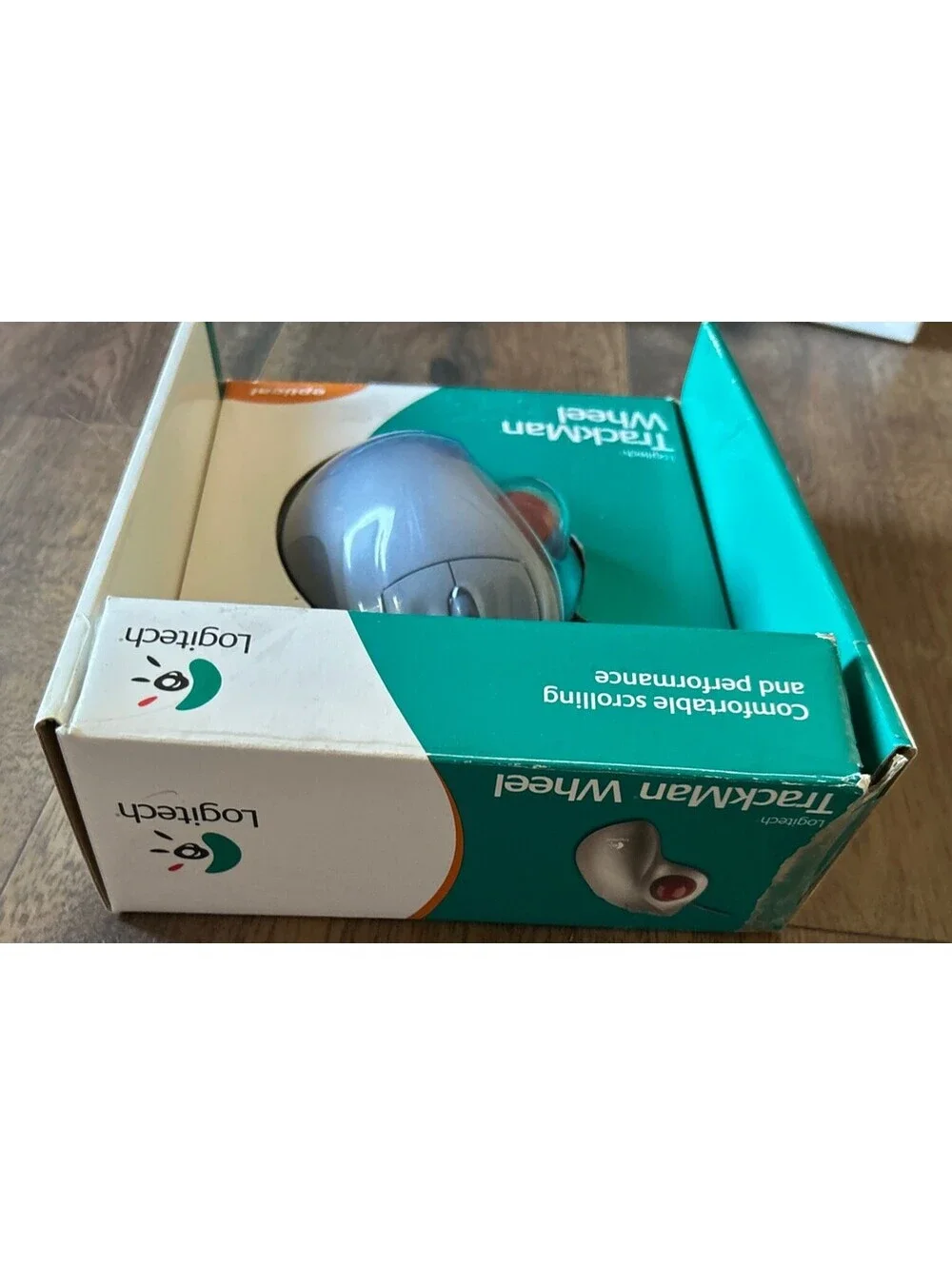 Logitech TrackMan Wheel Optical Mouse OPT TMAN 904353-0403 IOB Tested Working